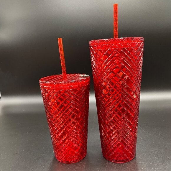 Starbucks Red Jeweled Venti (24oz) & Grande (16oz) - Picture 3 of 8